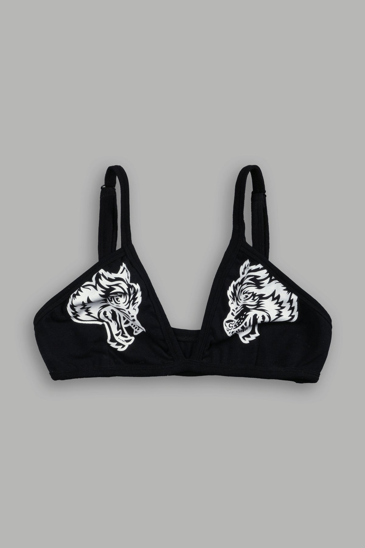 Dual "Eva" Triangle Bralette in Black - imagem 7