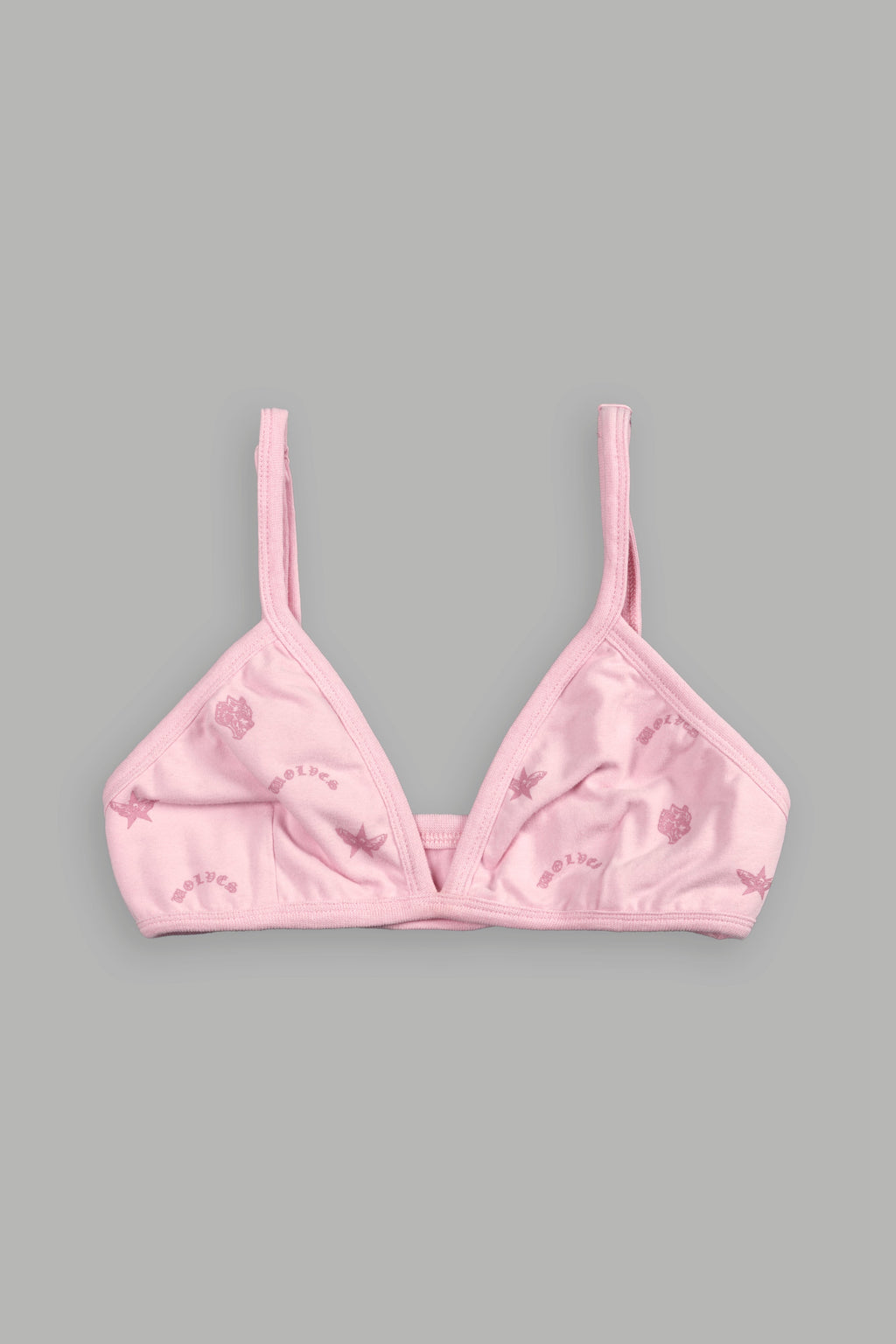 Verona Noir "Eva" Triangle Bralette in Flush Pink - imagem 6