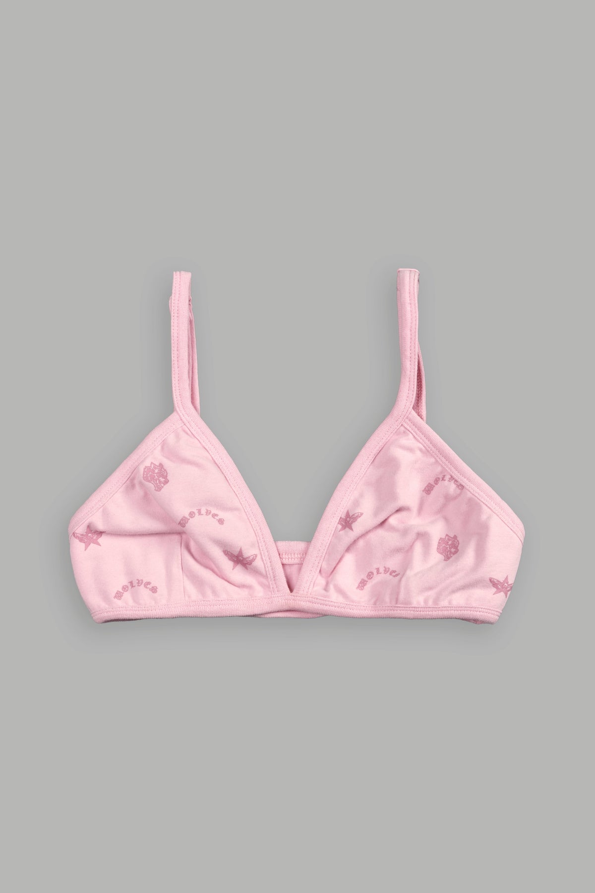 Verona Noir "Eva" Triangle Bralette in Flush Pink - imagem 6