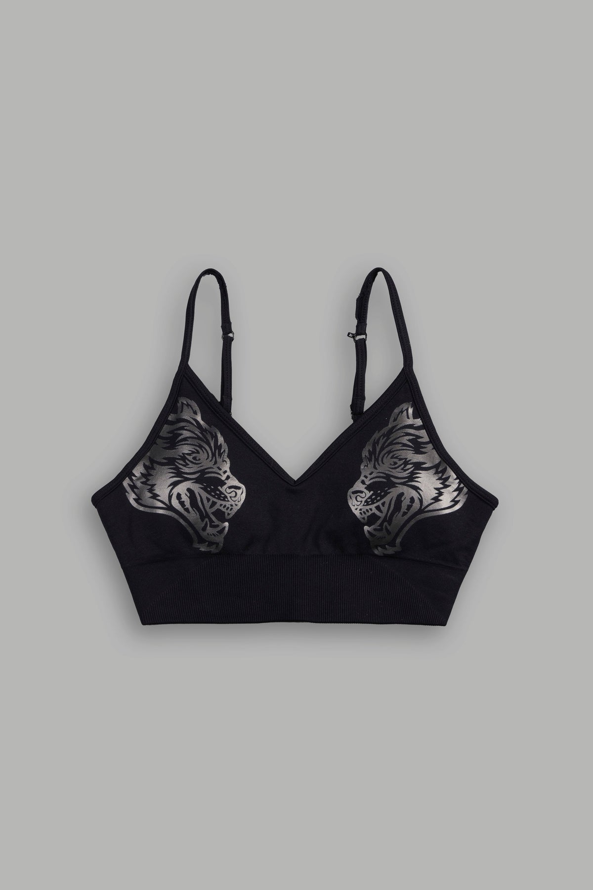 Dual Everson Seamless Sports Bra In Black - imagem 8