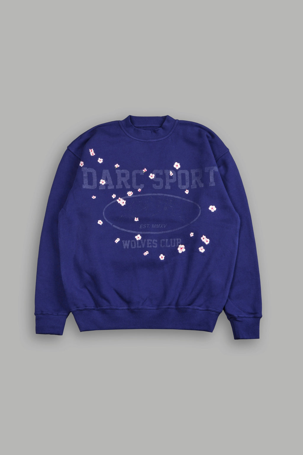 Sakura Core London Crewneck in Royal Navy — imagem 1