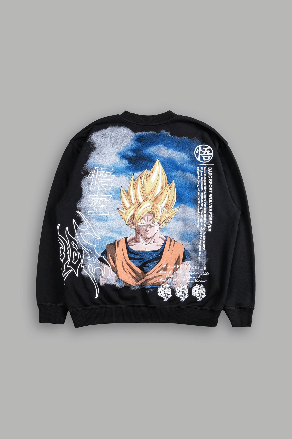 Goku London Crewneck in Black