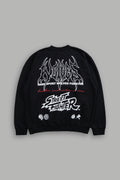 Final Boss Unisex London Crewneck in Black - imagem 1