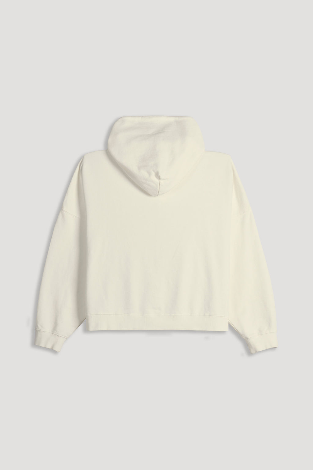 Only Loyalty Grunge "Gage" Box Cut Hoodie in Cream — imagem 9