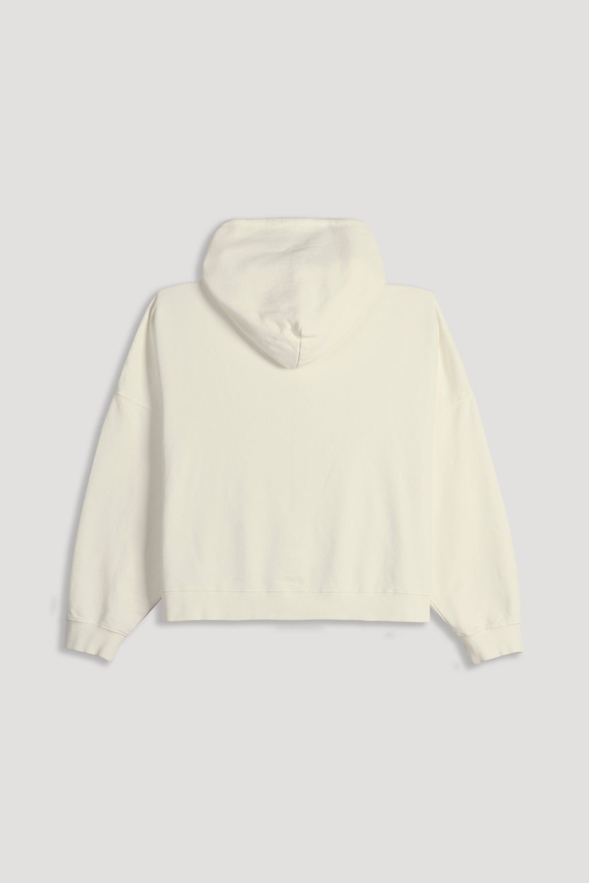 Only Loyalty Grunge "Gage" Box Cut Hoodie in Cream — imagem 9
