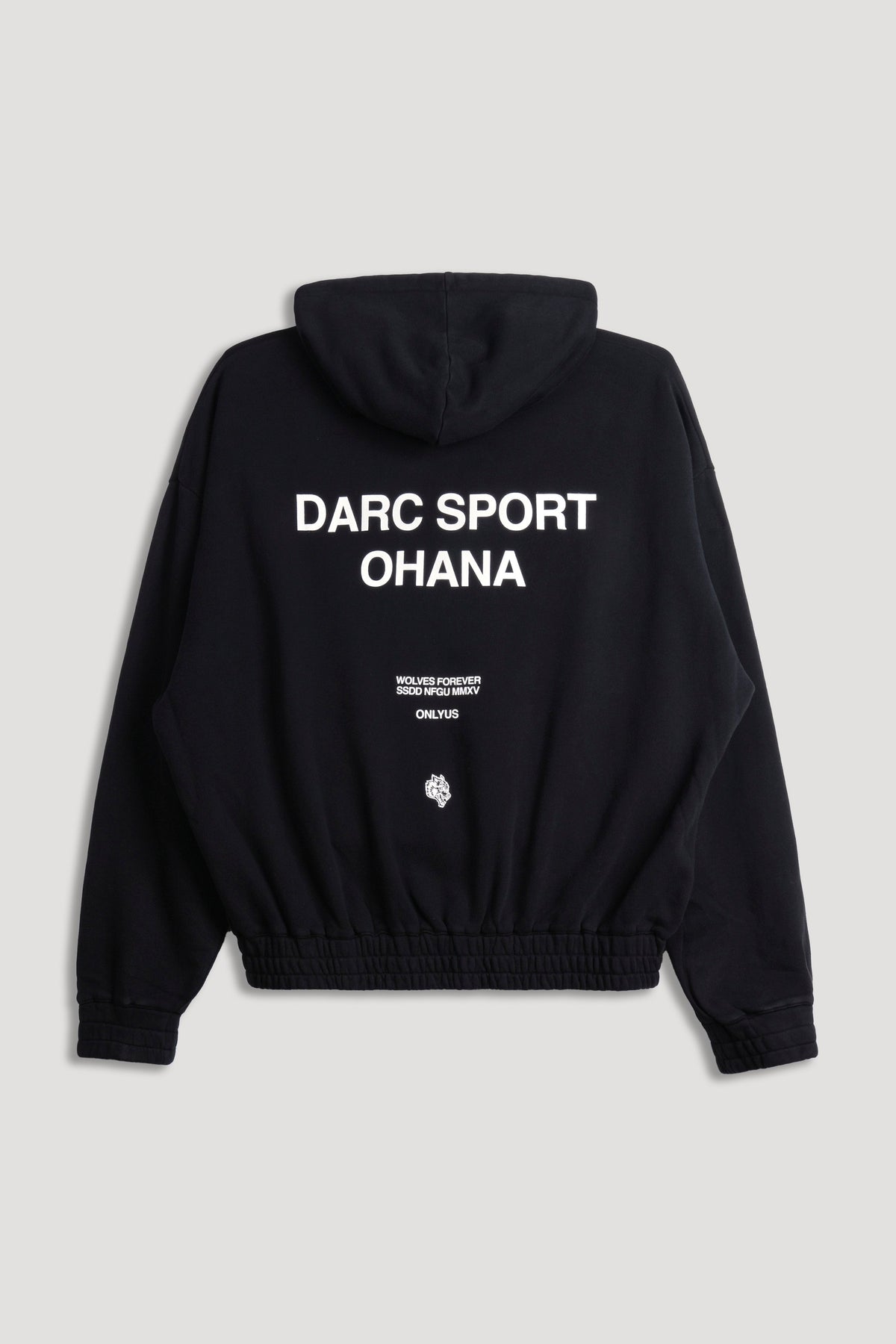 Darc Sport Ohana "Chambers" Zip Hoodie in Black — imagem 8