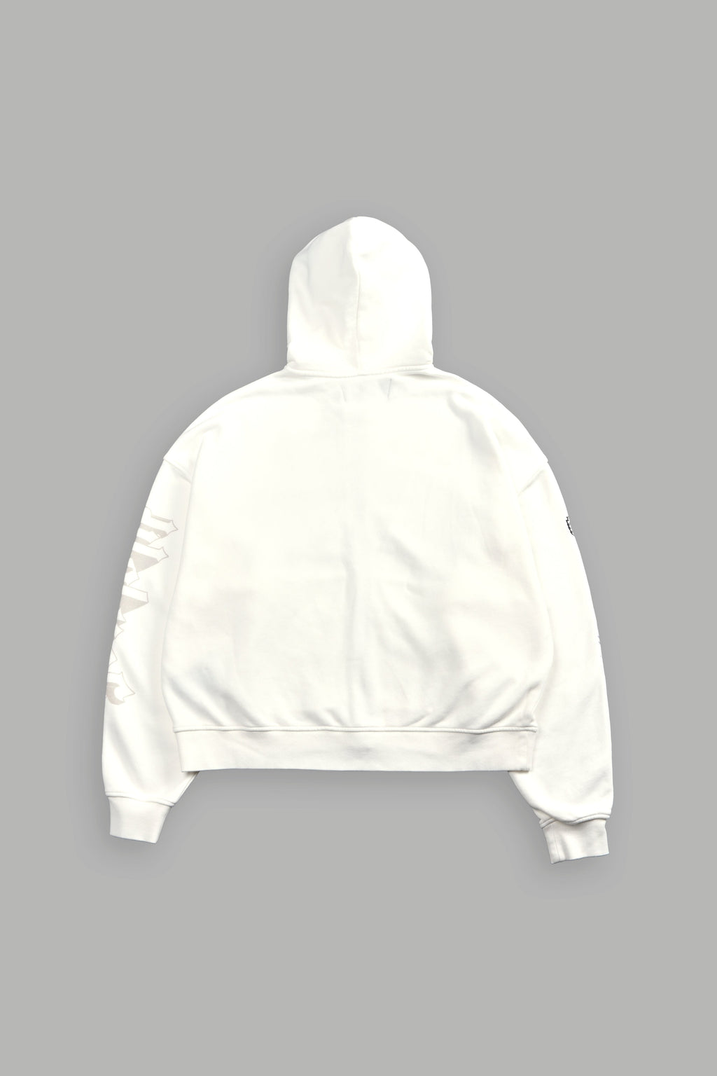 Hanma Legacy Darco Double Zip Hoodie in Cream — imagem 3