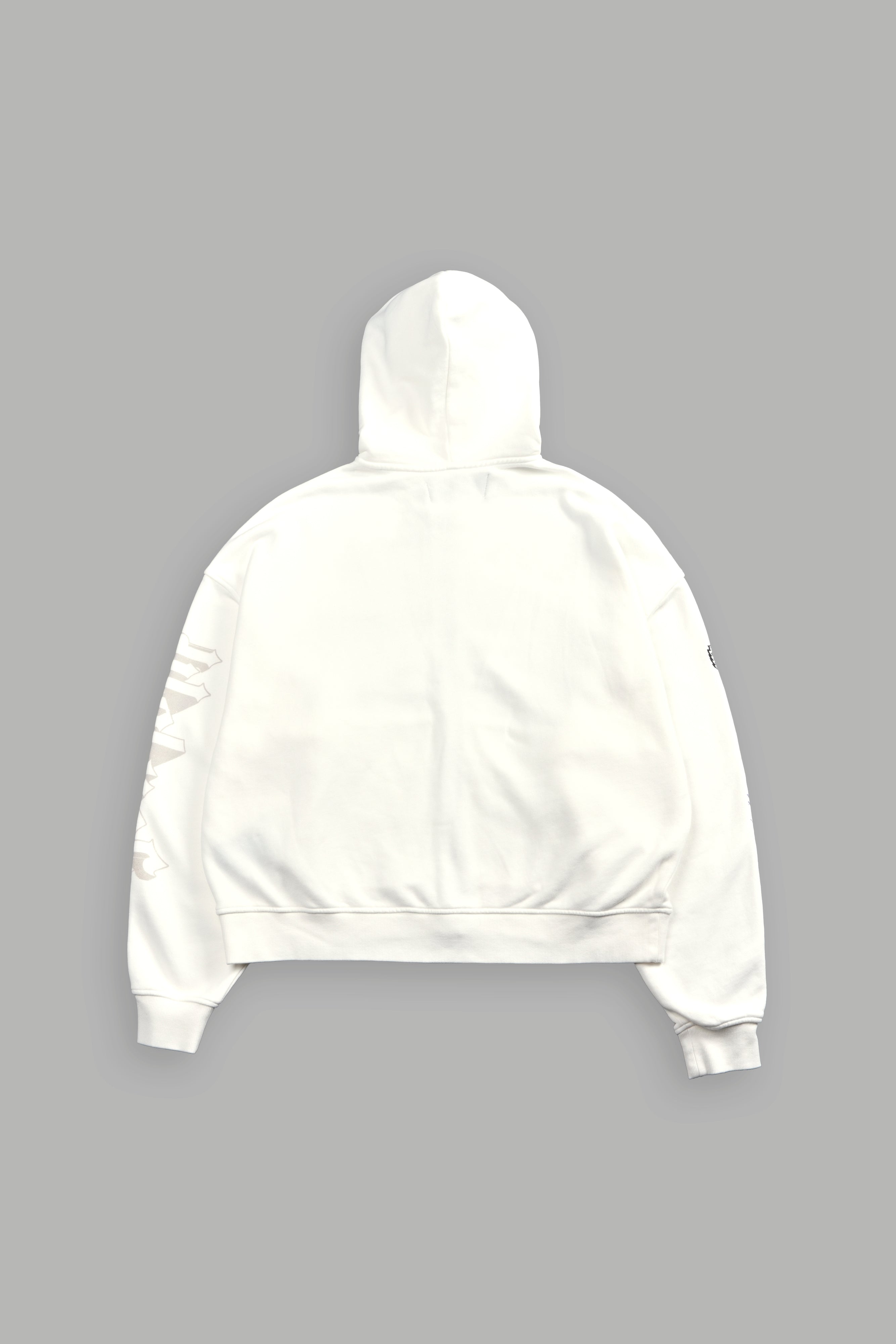 Hanma Legacy Darco Double Zip Hoodie in Cream — imagem 3