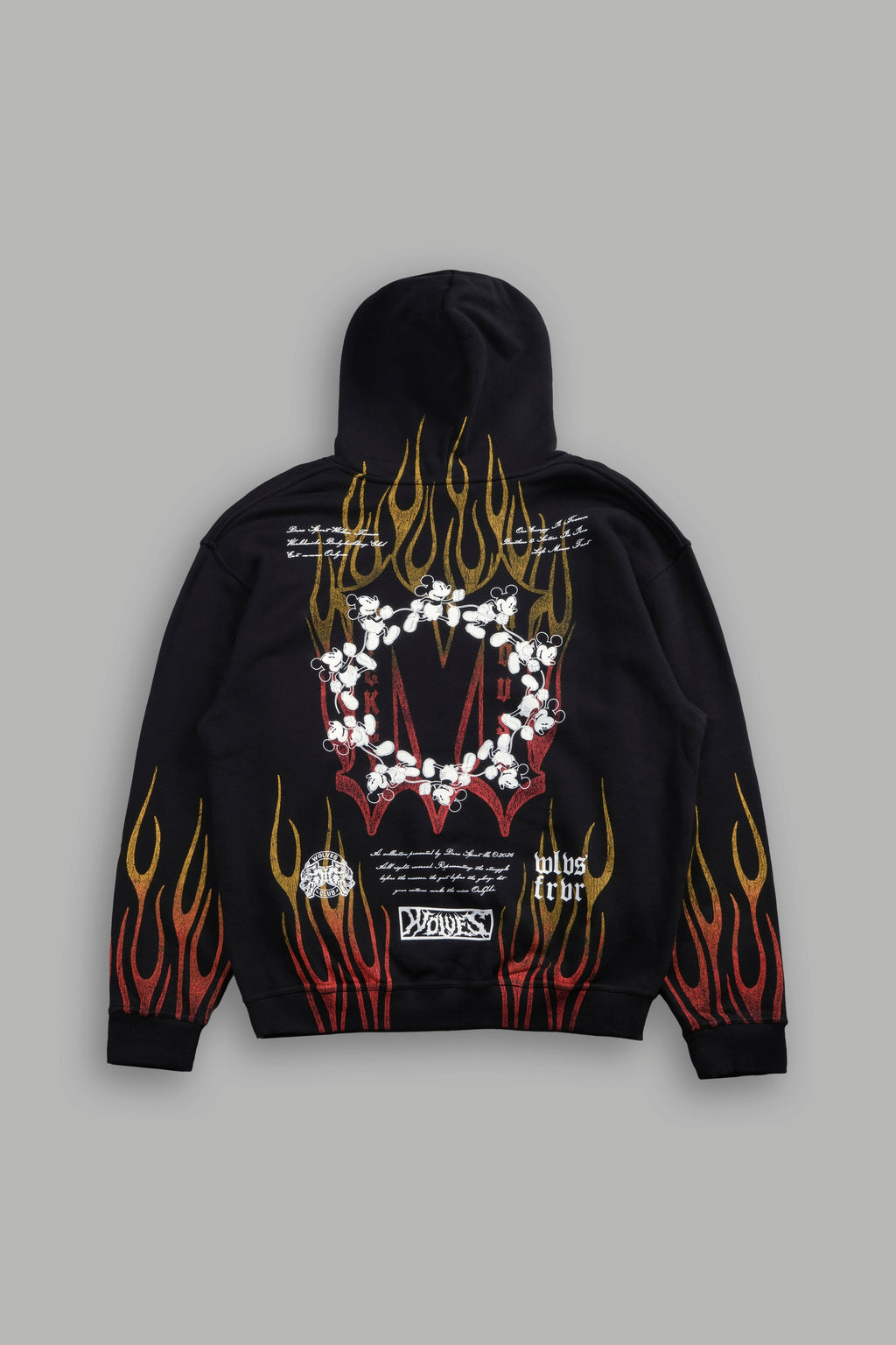 Mickey Forever Pierce Hoodie in Black