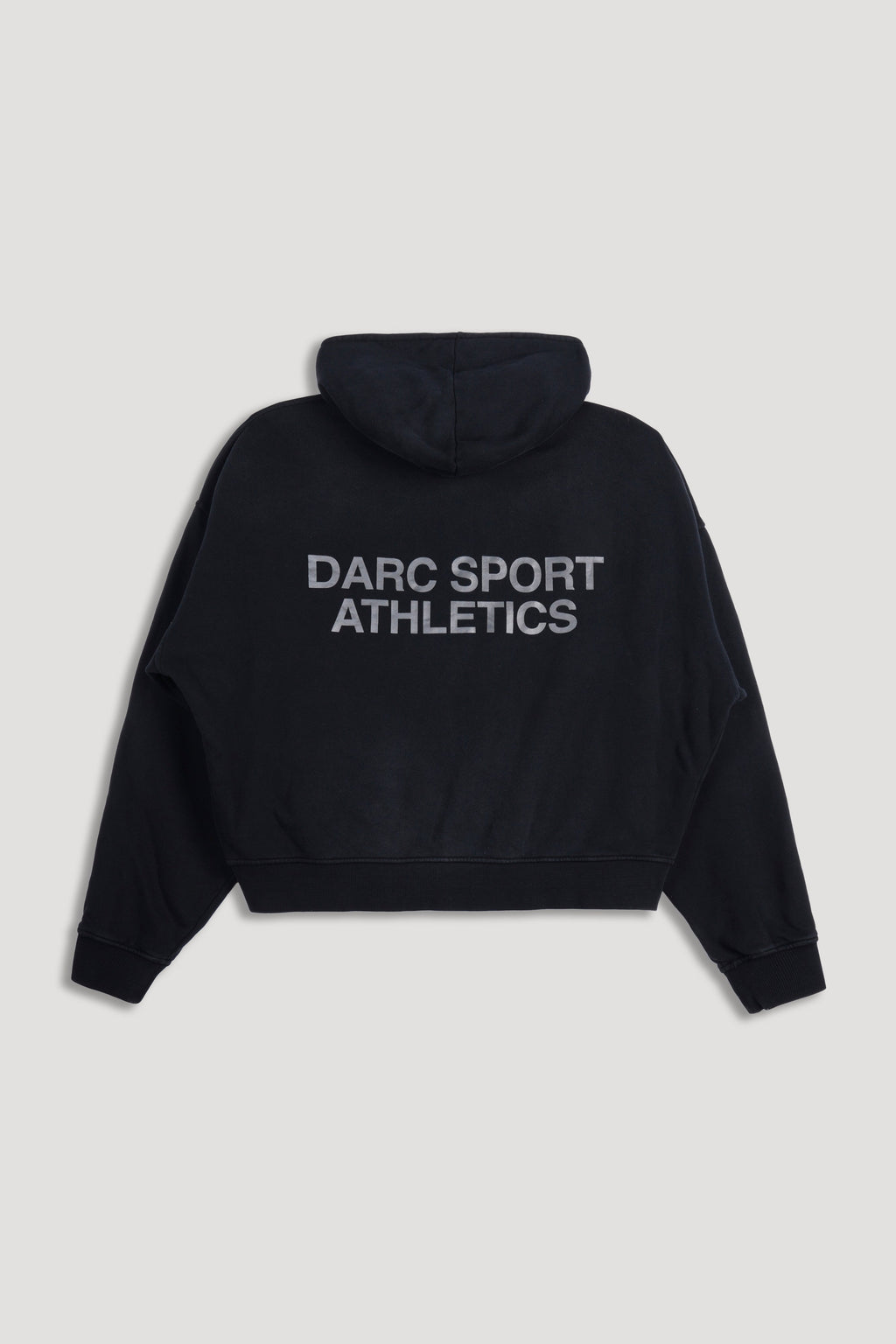 Darc Sport Athletics "Darco" Double Zip Hoodie in Black Sun Fade/Black — imagem 7
