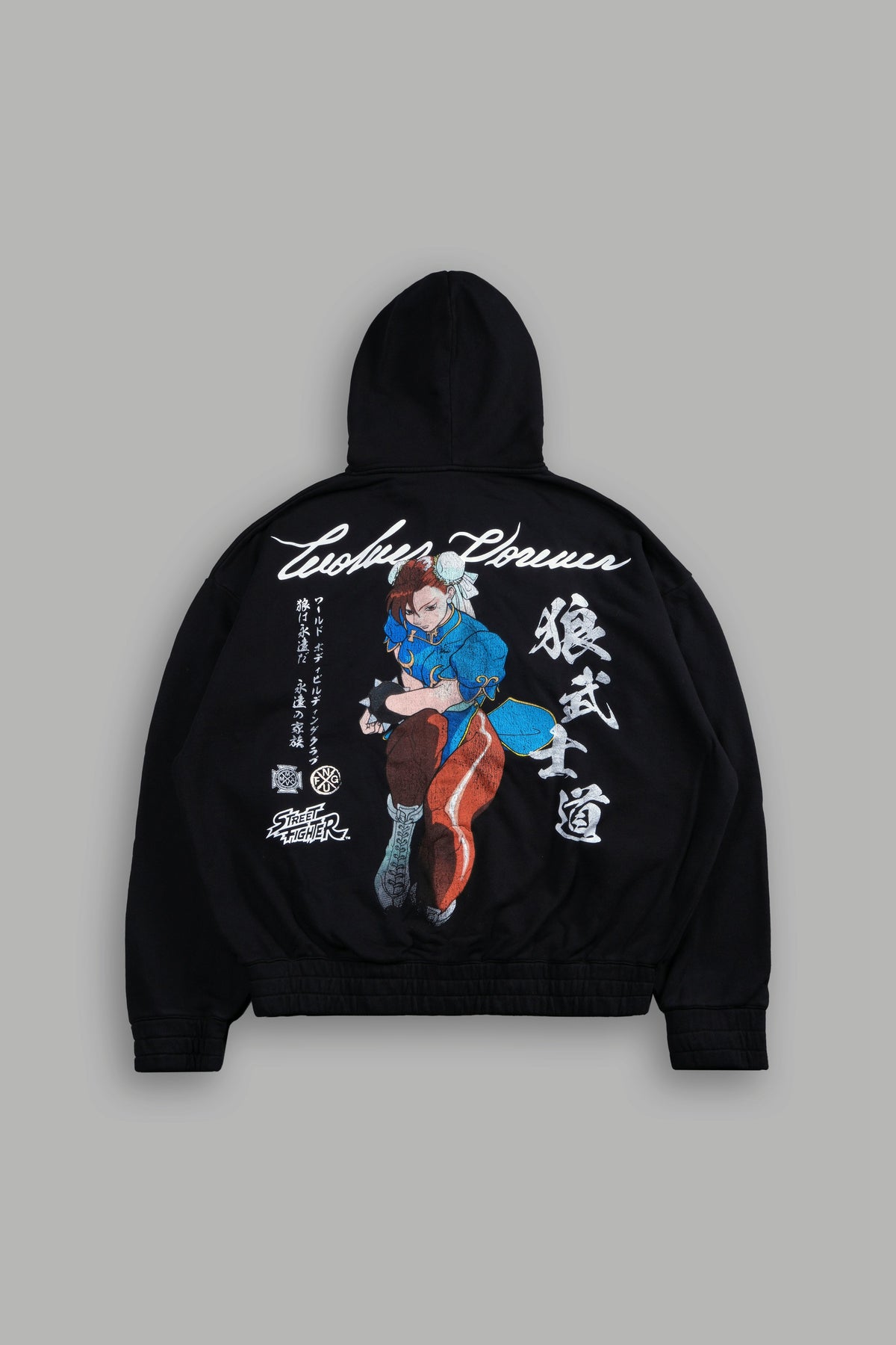 Stability She "Chambers" Zip Hoodie in Black - imagem 1