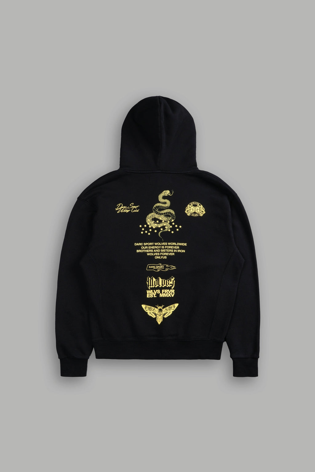 Never Back Down "Dakota" Hoodie in Black — imagem 4