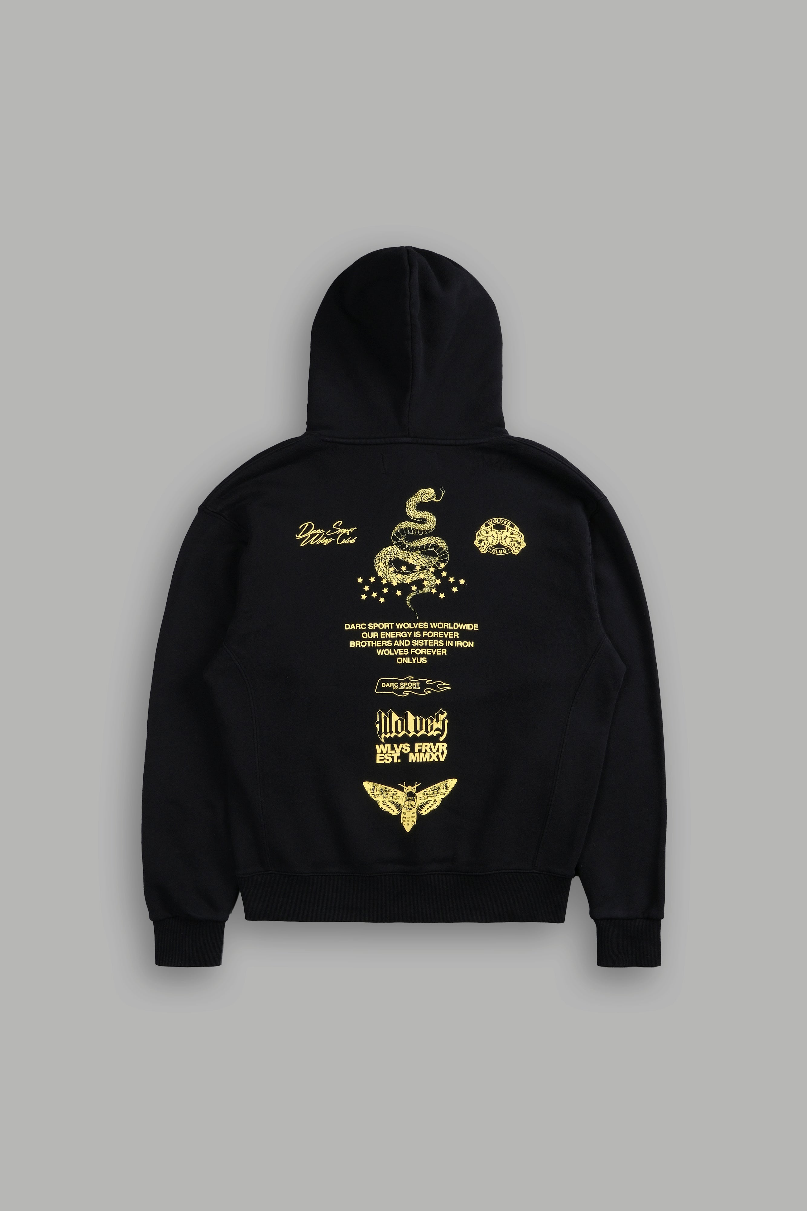 Never Back Down "Dakota" Hoodie in Black — imagem 4