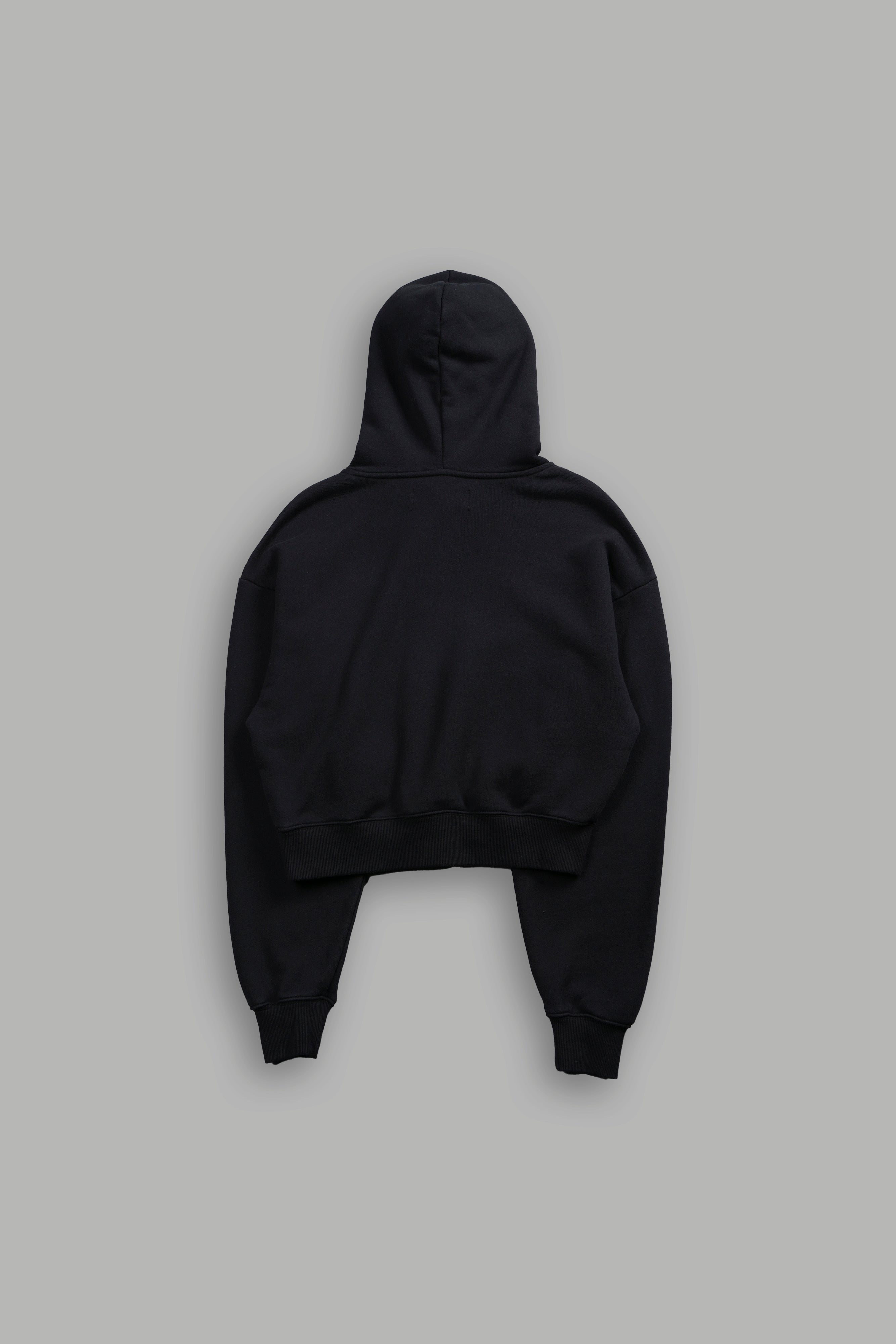 Chopper "Owen" (Cropped) Hoodie in Black — imagem 4