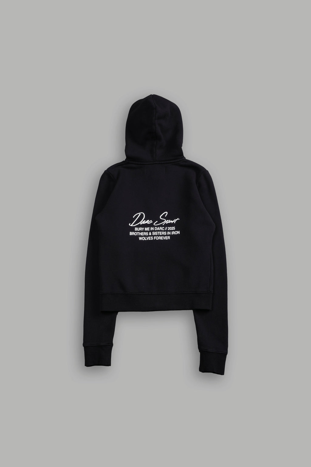 Our Time "Iris" Zip Up She Hoodie in Black — imagem 4
