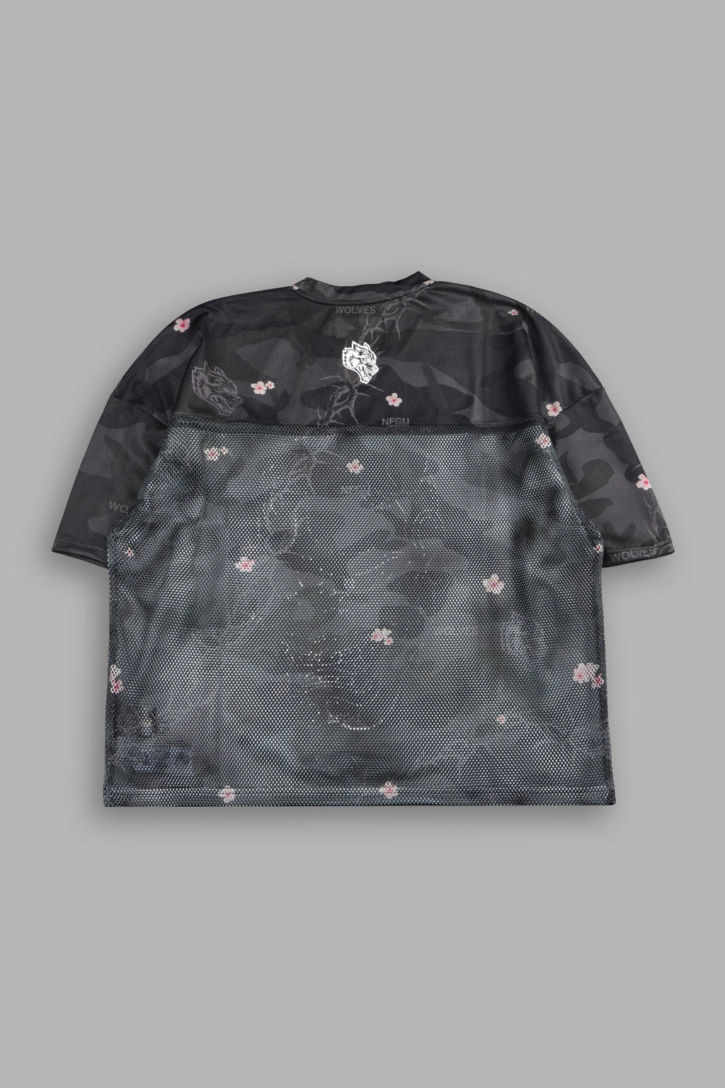 Ghost Oni Emmitt Football Jersey in Warrior In A Garden Black Camo — imagem 4