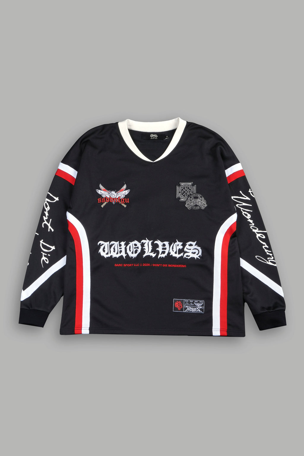 Dont Die Wondering Bailey Motocross Jersey In Black/Red/White