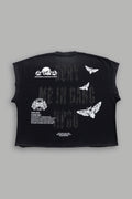 Bury Me in Darc Forever Grunge Cut-Off Tee in Black — imagem 1