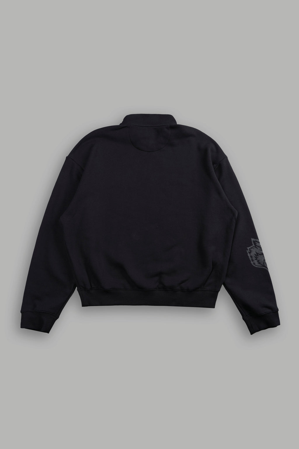 Written On Stone Duke 1/4 Zip Mock Neck in Black