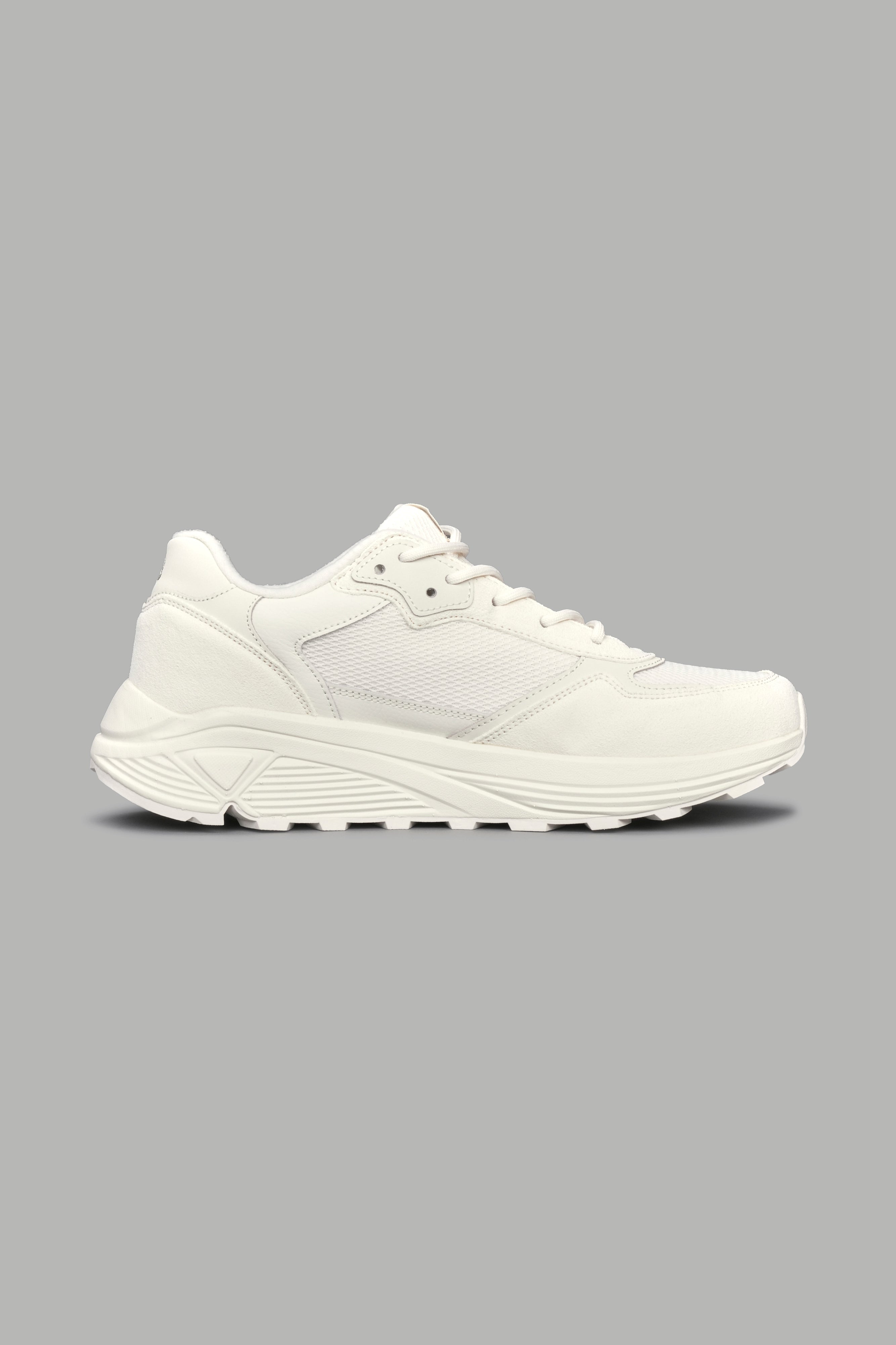 Run-1 Shoes in Cream/Black — imagem 2