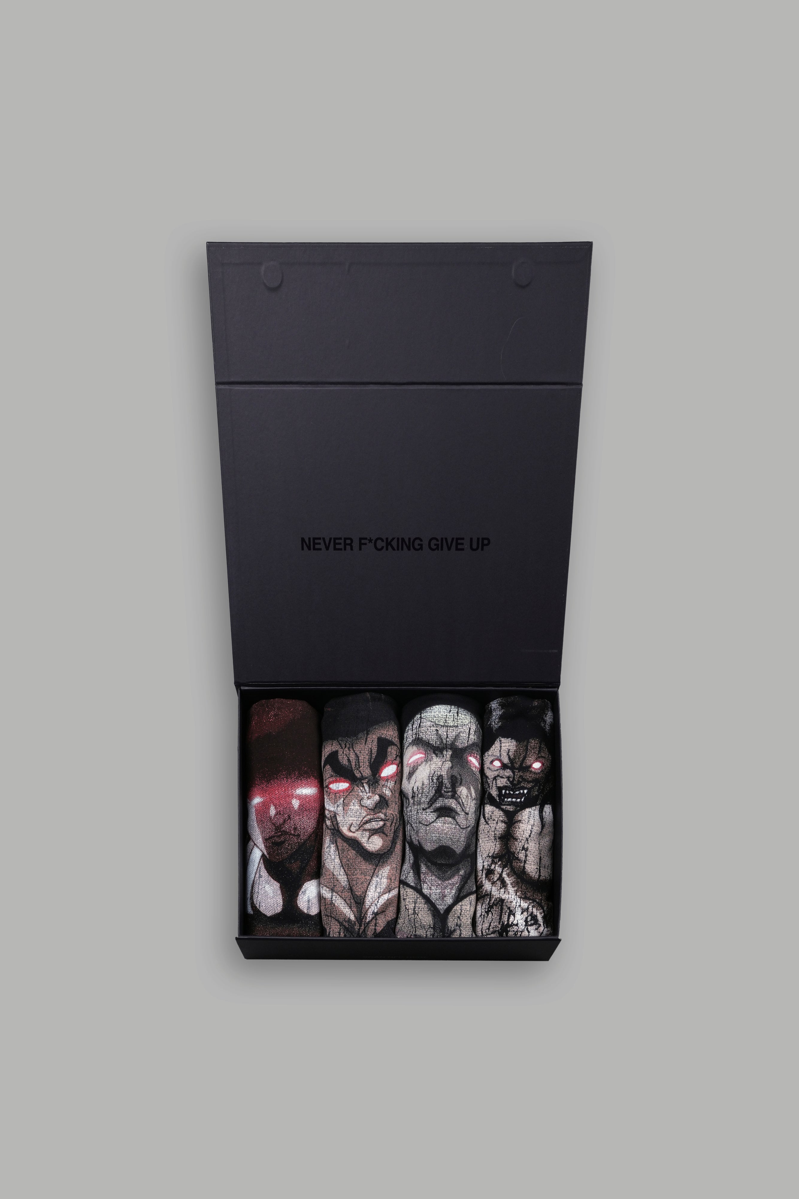 Baki Son of Ogre "Side-By-Side" Tee Box Set in Black — imagem 2