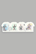 Street Fighter "Side-By-Side" Tee Box Set in Cream - imagem 1