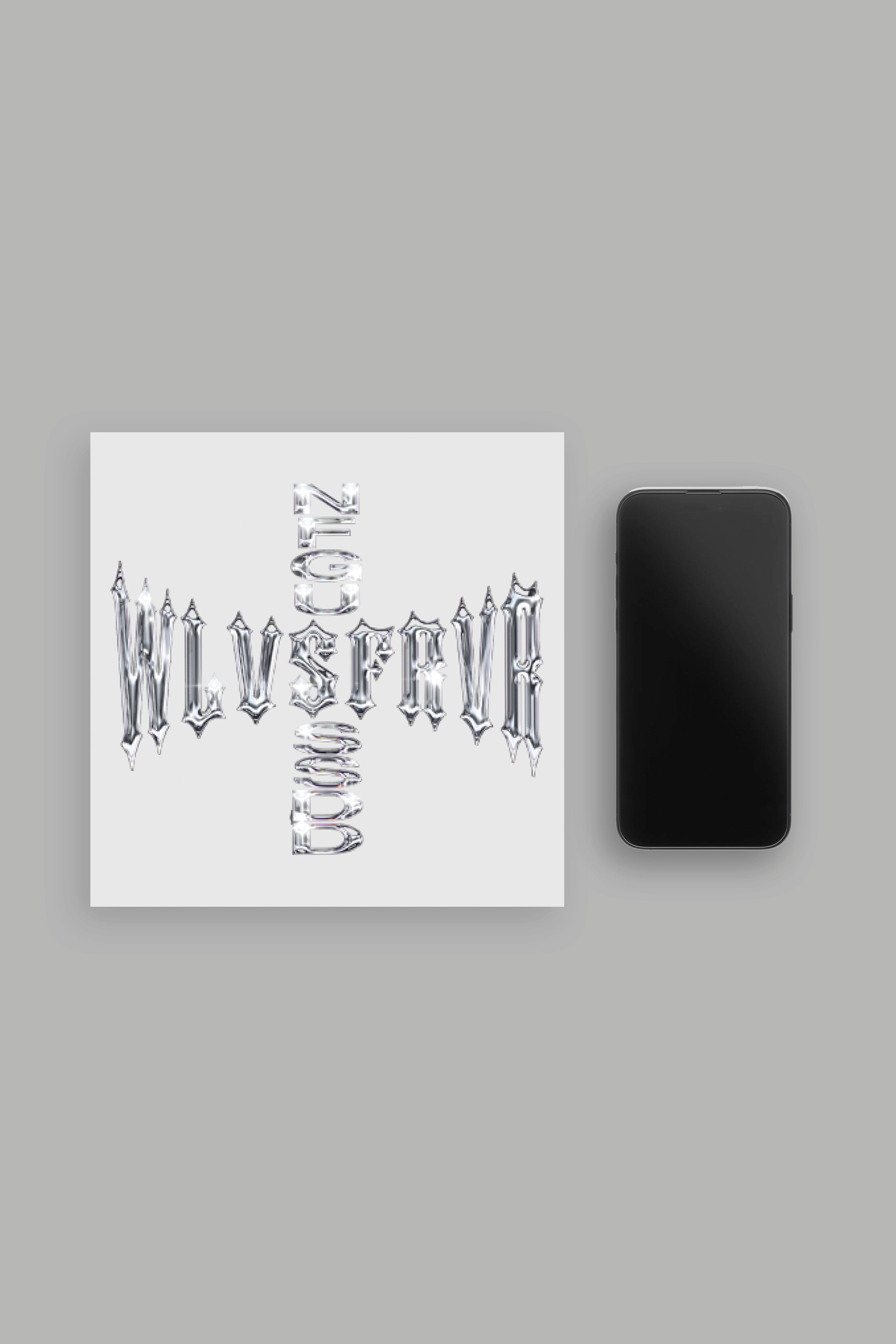 Iron Code Sticker in Silver — imagem 2