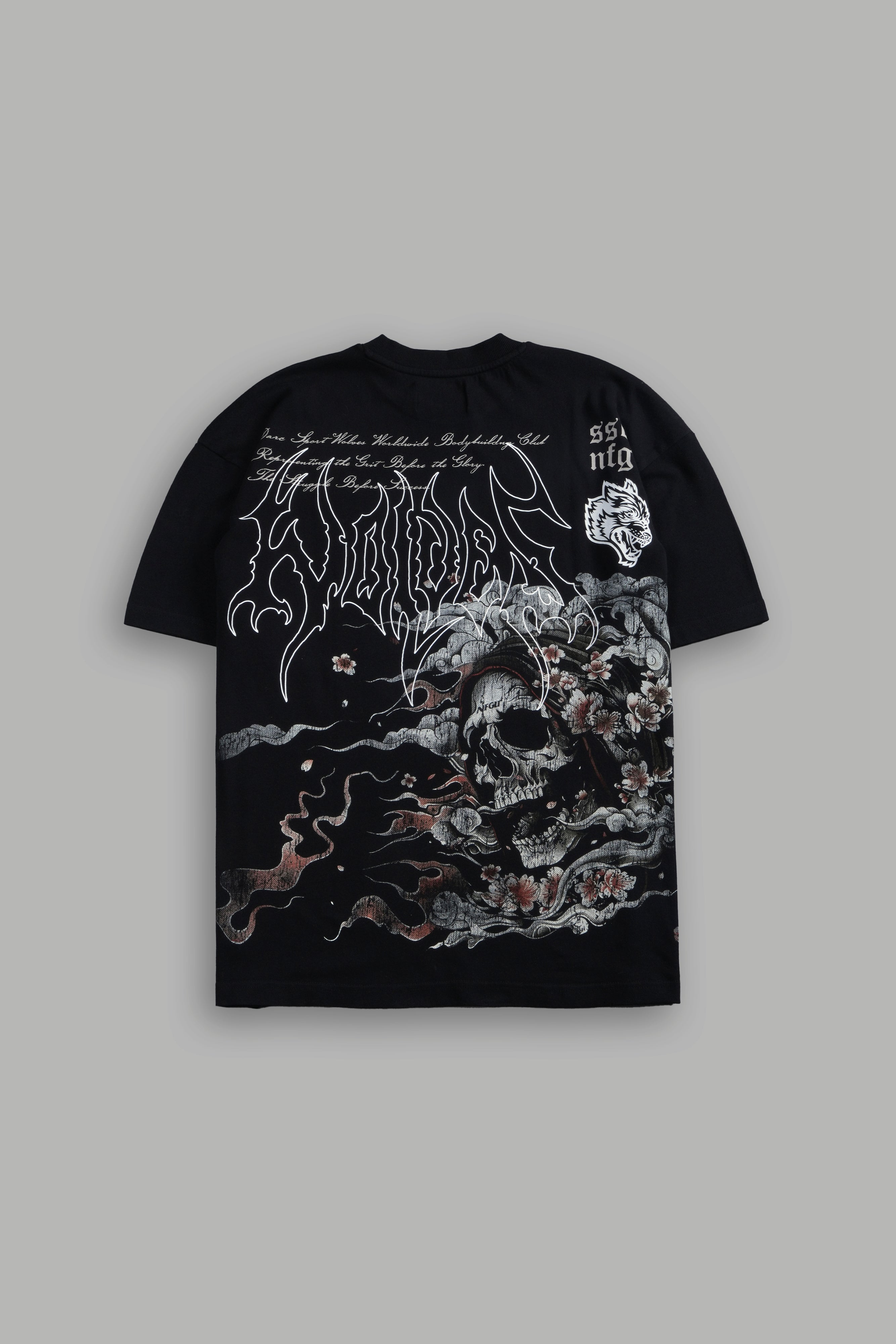 Shonen's Past "Premium" Oversized Tee in Black — imagem 1