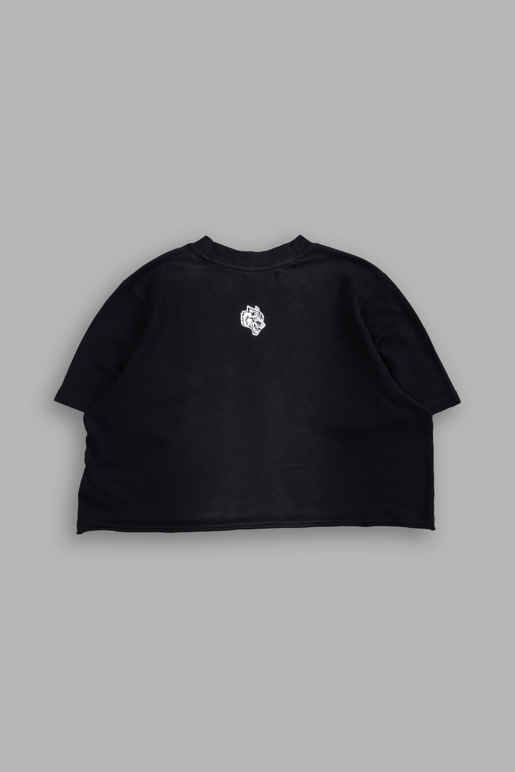 Our Script "Premium" (Cropped) Tee in Black Spine Sun Fade — imagem 4