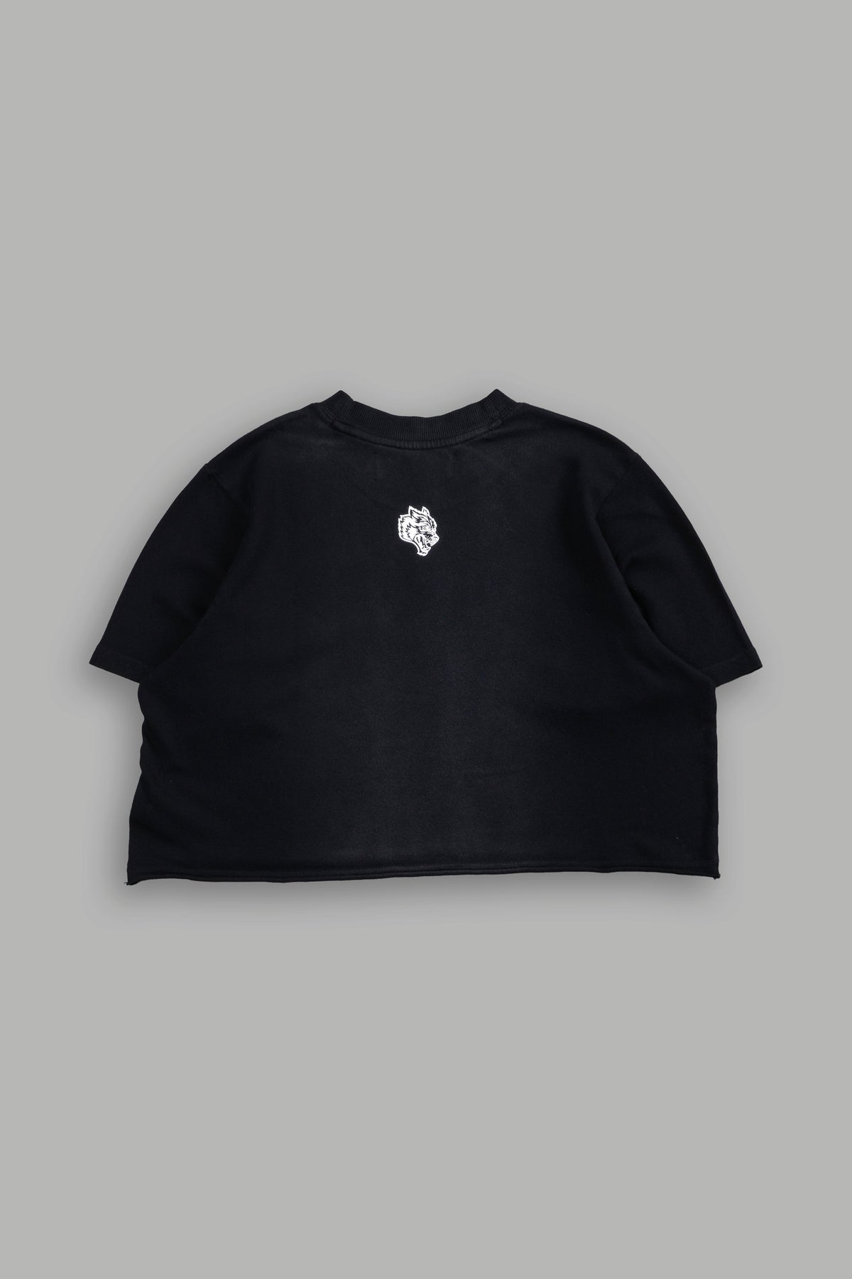 Our Script "Premium" (Cropped) Tee in Black Spine Sun Fade - imagem 4