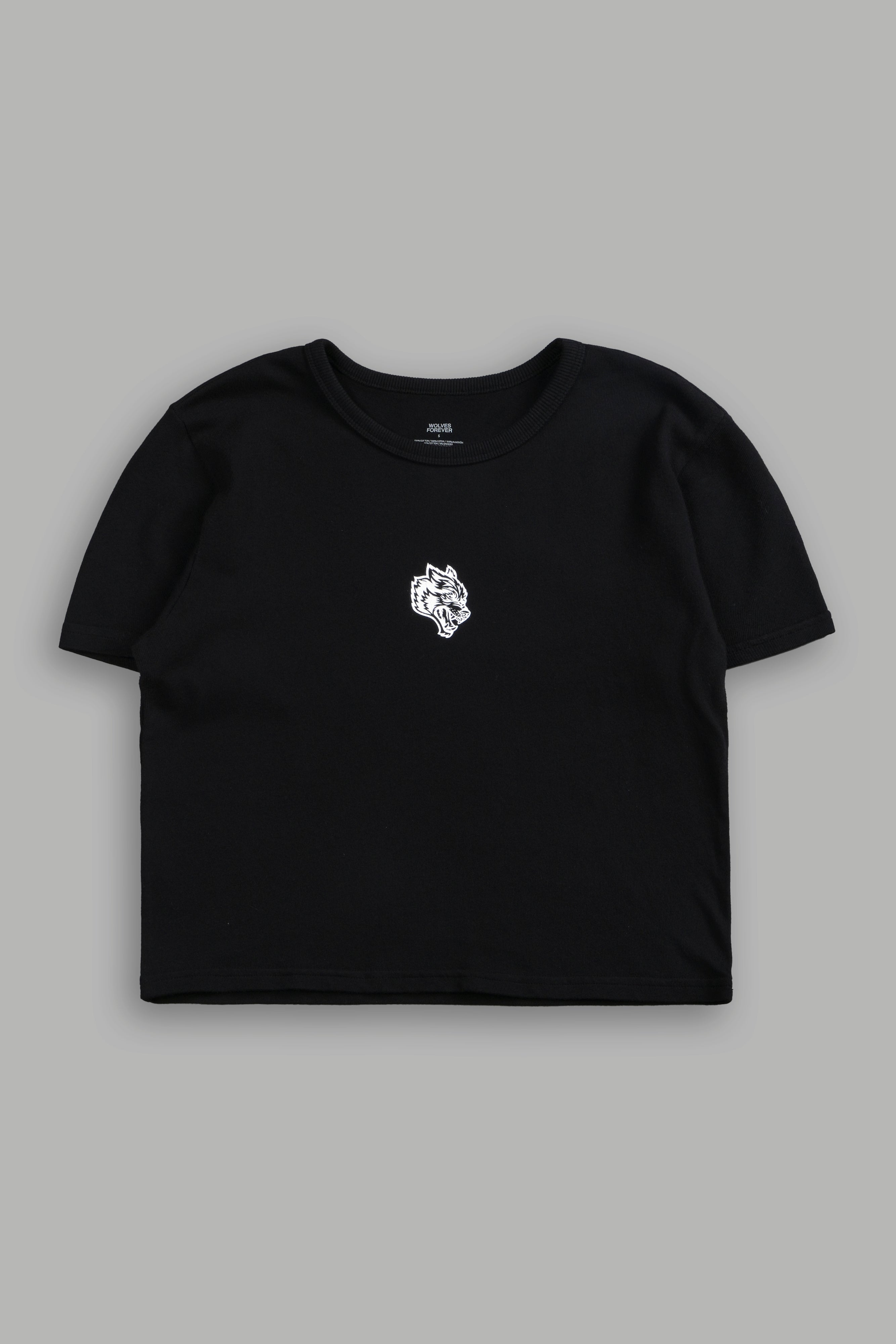 Wolf Head "Timeless" Tee in Black