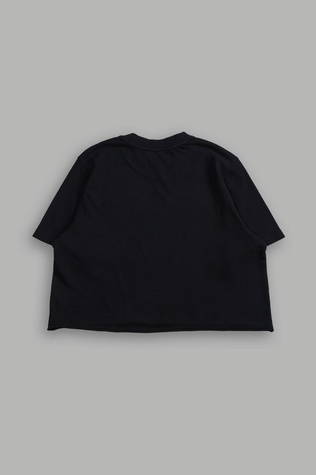 Crystal Code "Premium" Oversized (Cropped) Tee in Black — imagem 4