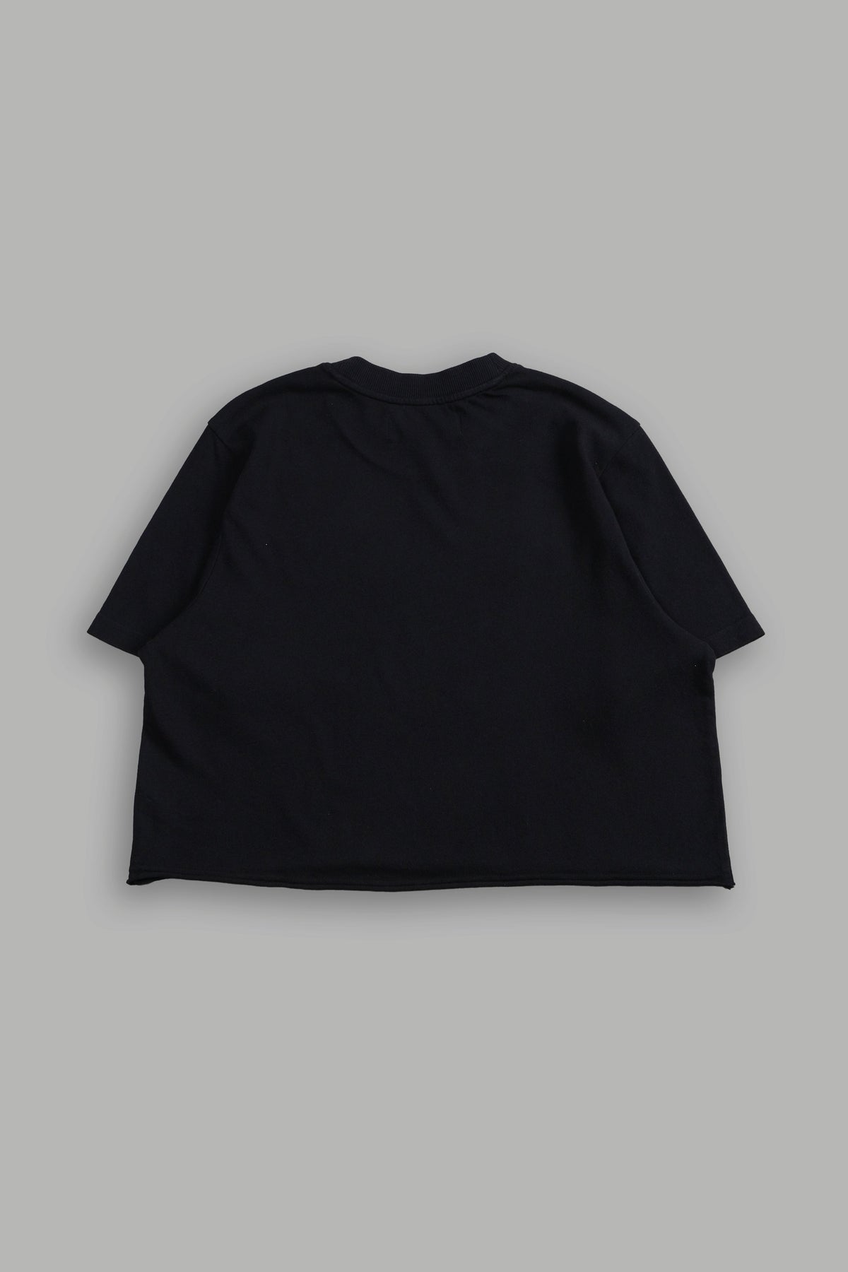 Crystal Code "Premium" Oversized (Cropped) Tee in Black - imagem 4