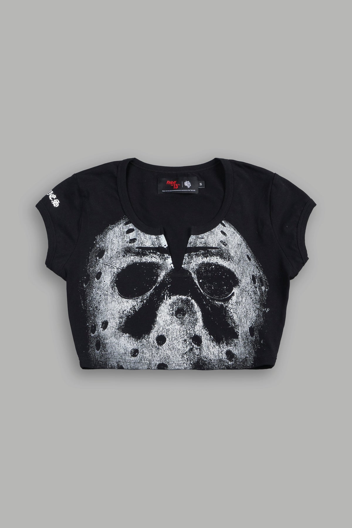 Jason Forever Josie Crop Baby Tee In Black