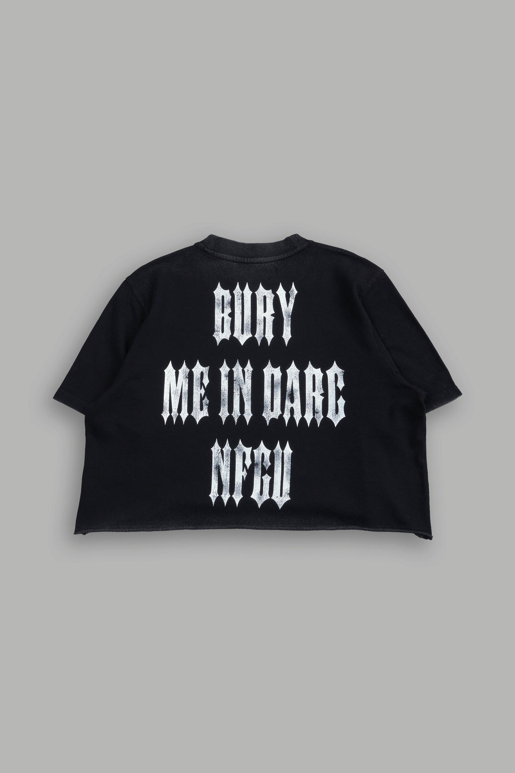 Bury Me In Darc NFGU "Premium" (Cropped) Tee in Black — imagem 4
