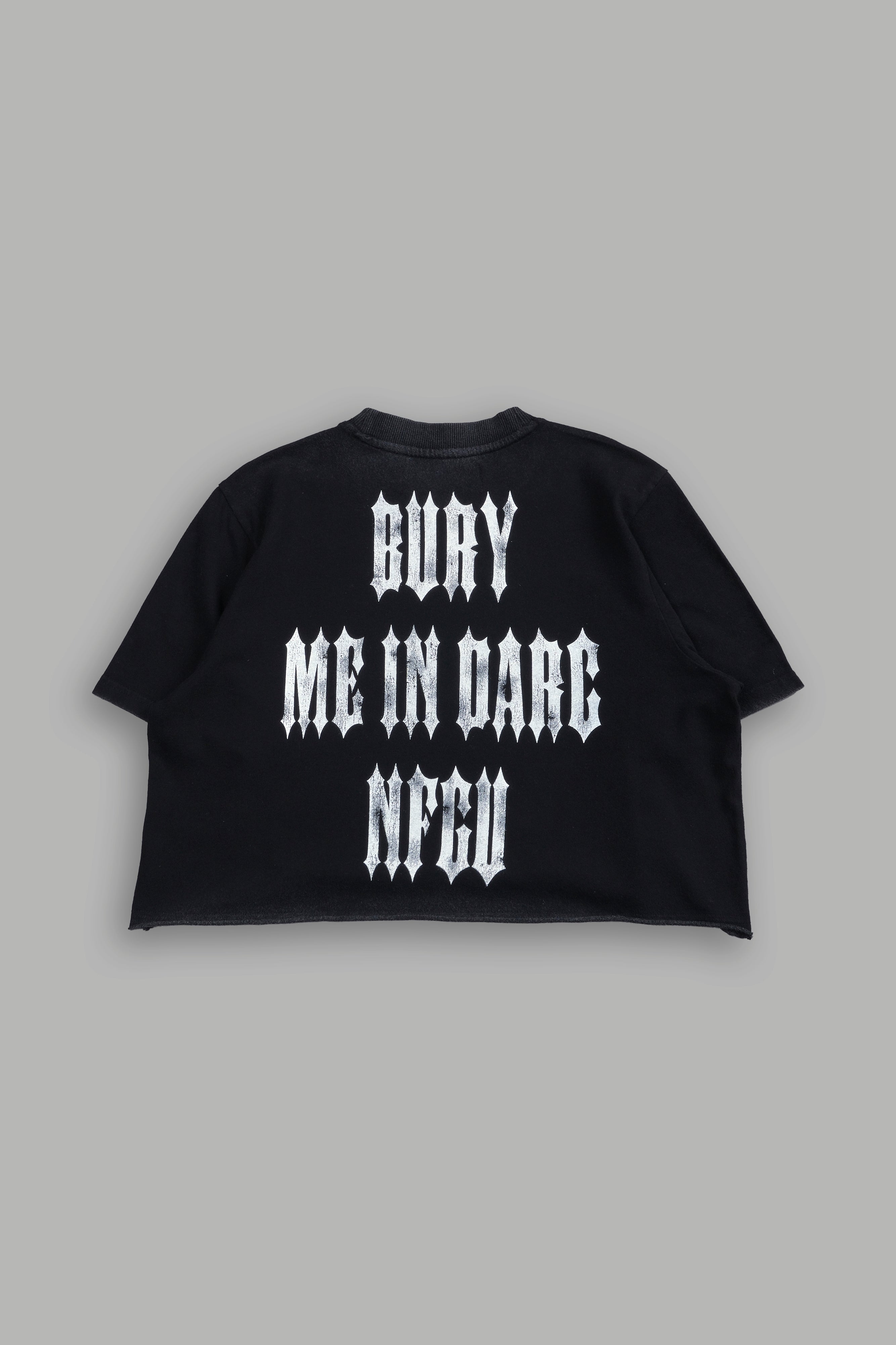 Bury Me In Darc NFGU "Premium" (Cropped) Tee in Black — imagem 4