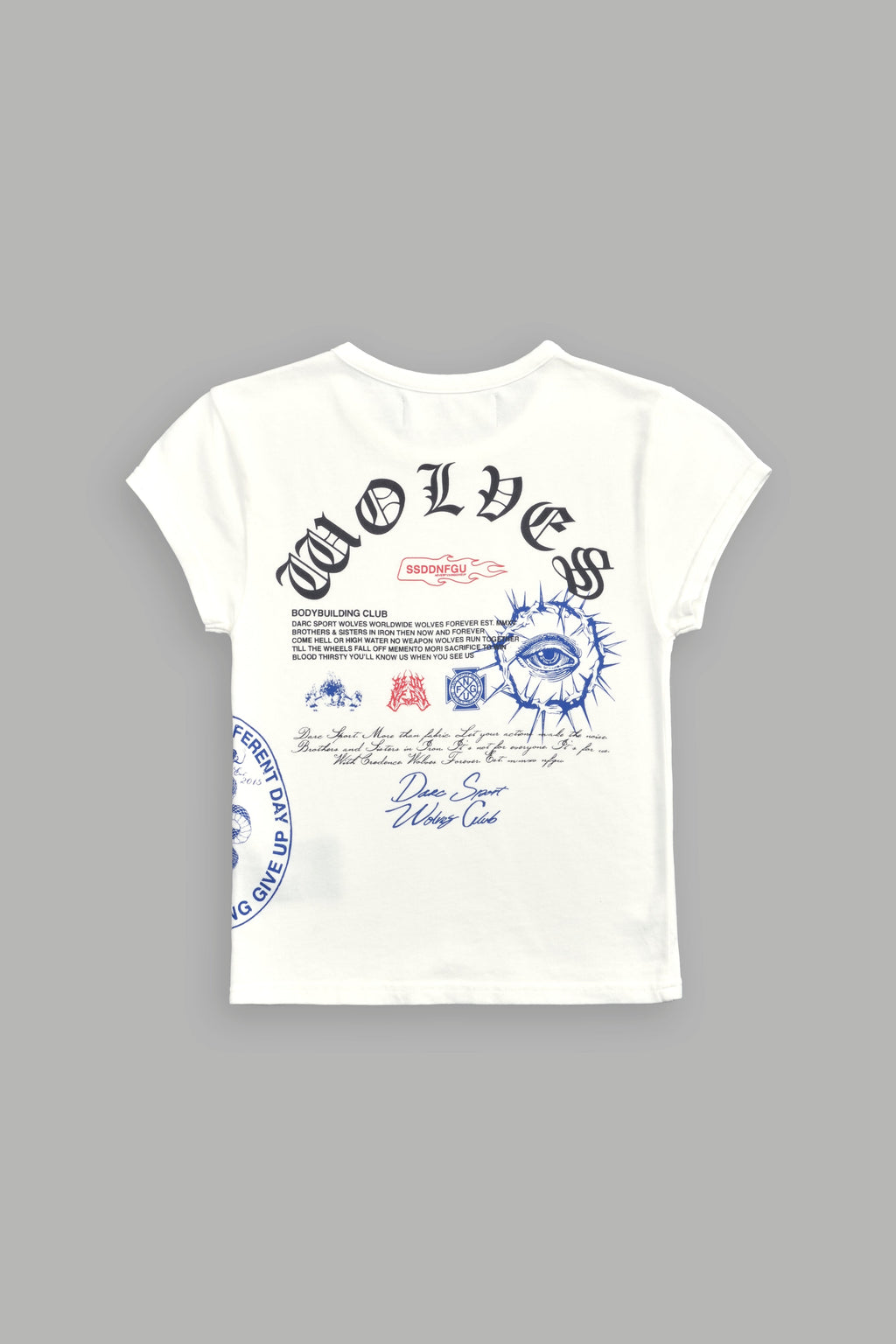 Wolves Club Forever "Baby" Tee in Cream — imagem 4