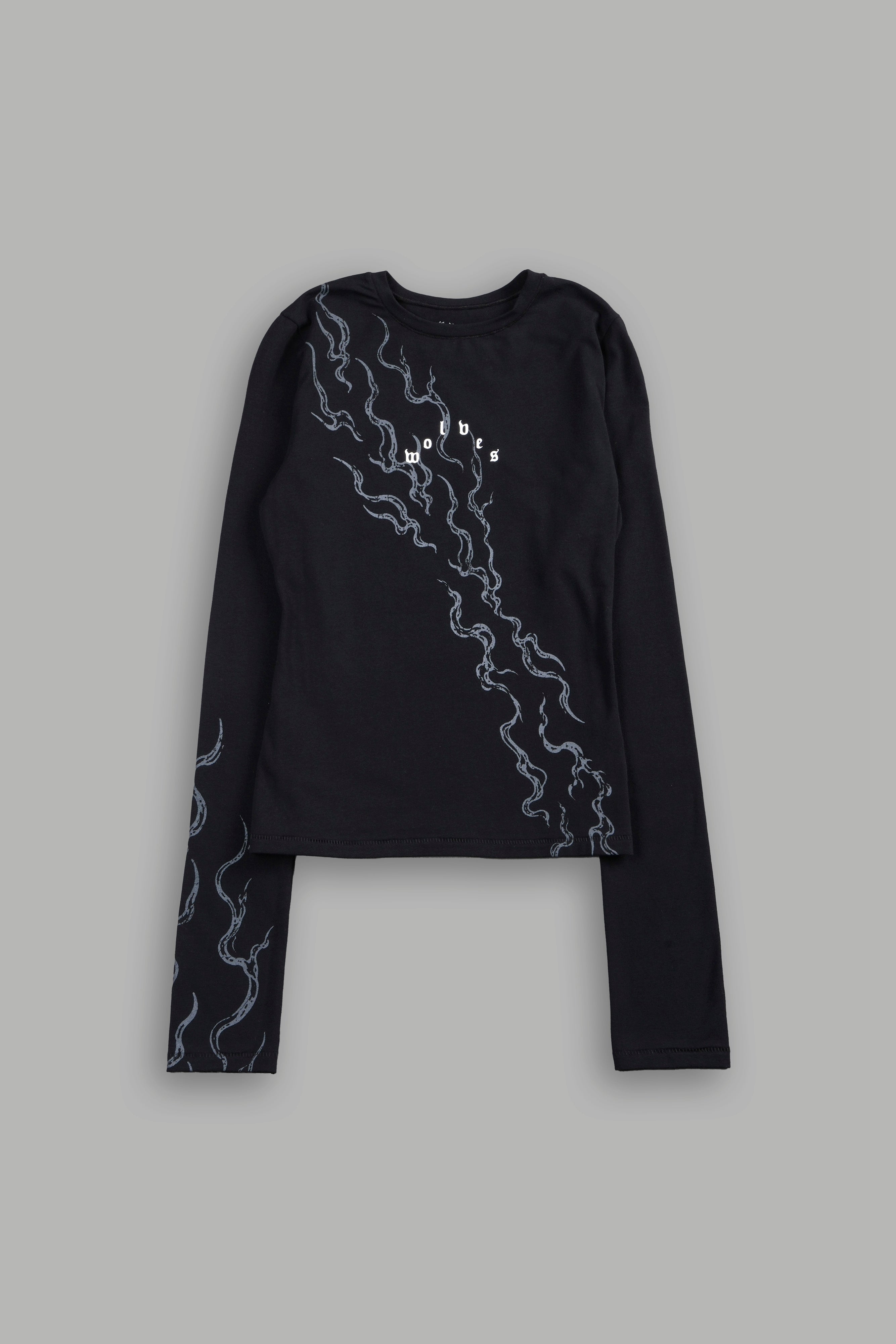 Infernal Pyramid Eden Ls Tee in Black — imagem 8