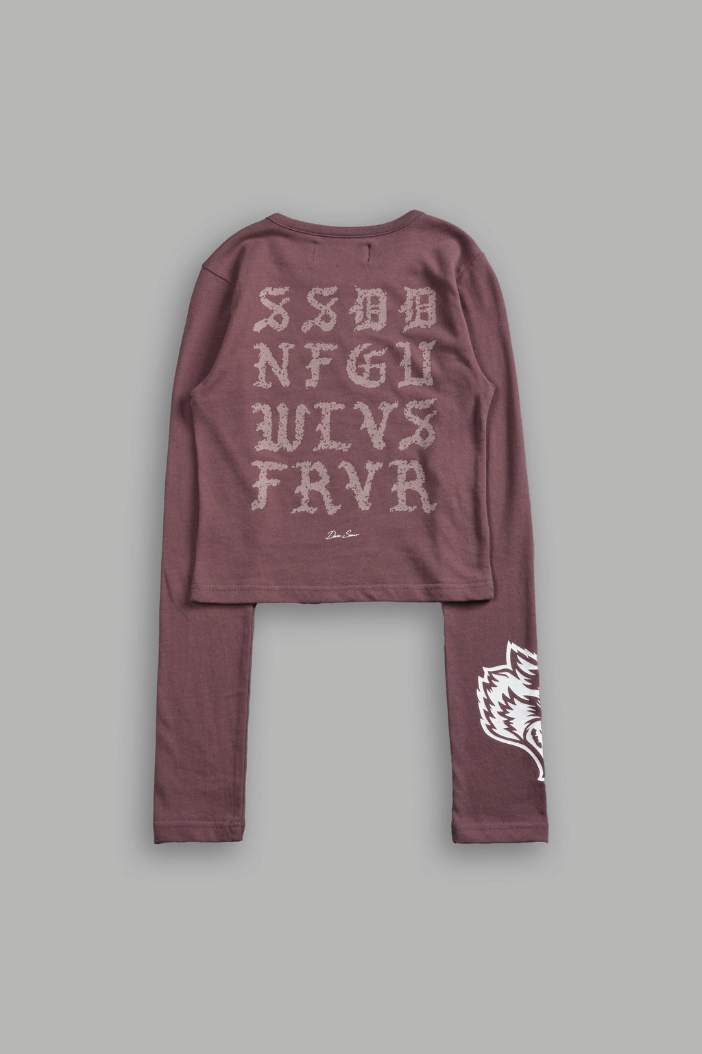 Stone Code L/S "Baby" Tee in Mauve — imagem 7