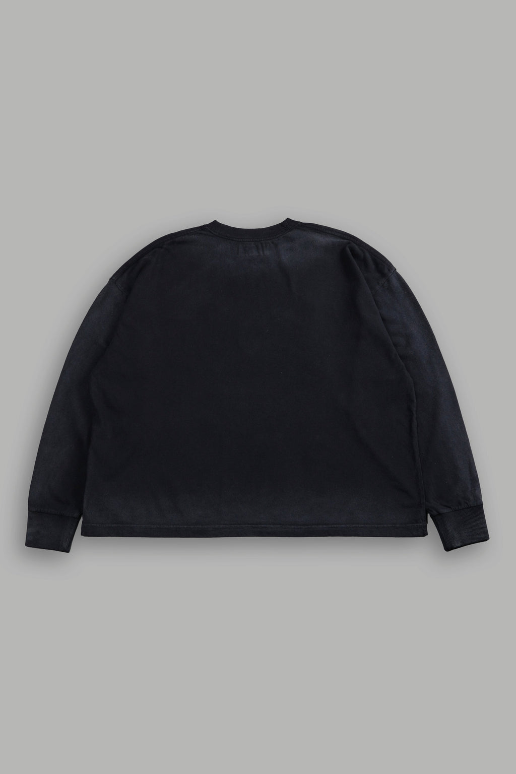 Nightmare Grunge "Box Cut" L/S Tee in Black Drift Wash — imagem 2