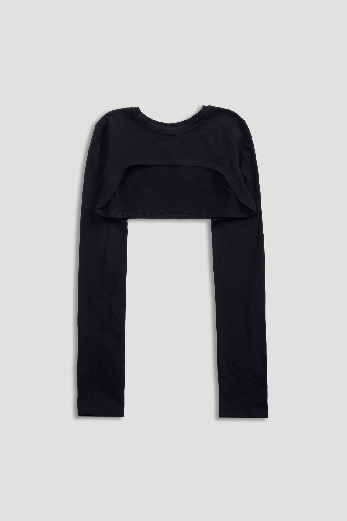 Wolf "Elise" Eden Pullover Shrug in Black — imagem 3