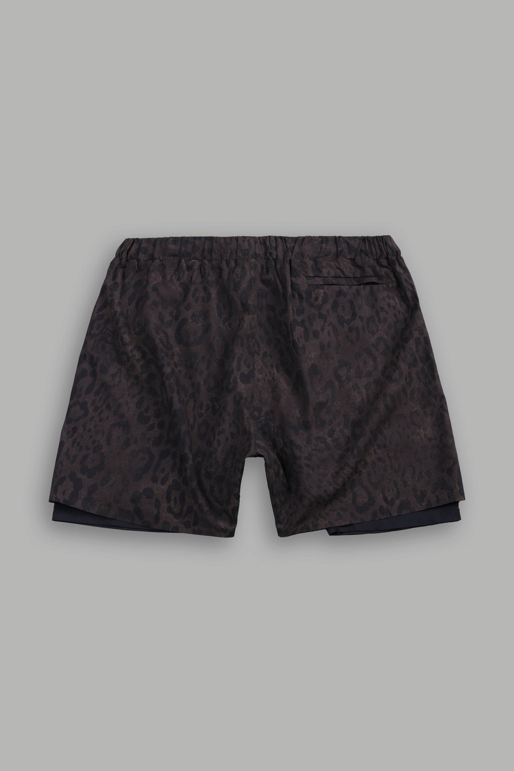 Wolf Hesh Compression Shorts in Darc Brown Leopard