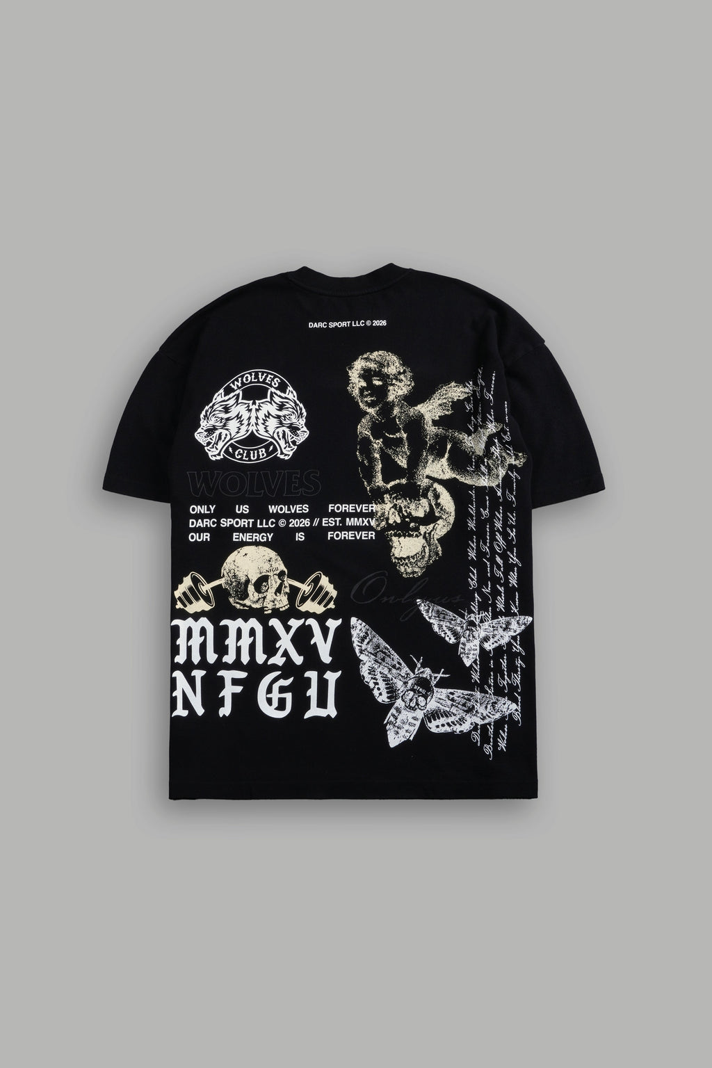 Hollow Virtue "Premium" Oversized Tee in Black — imagem 1