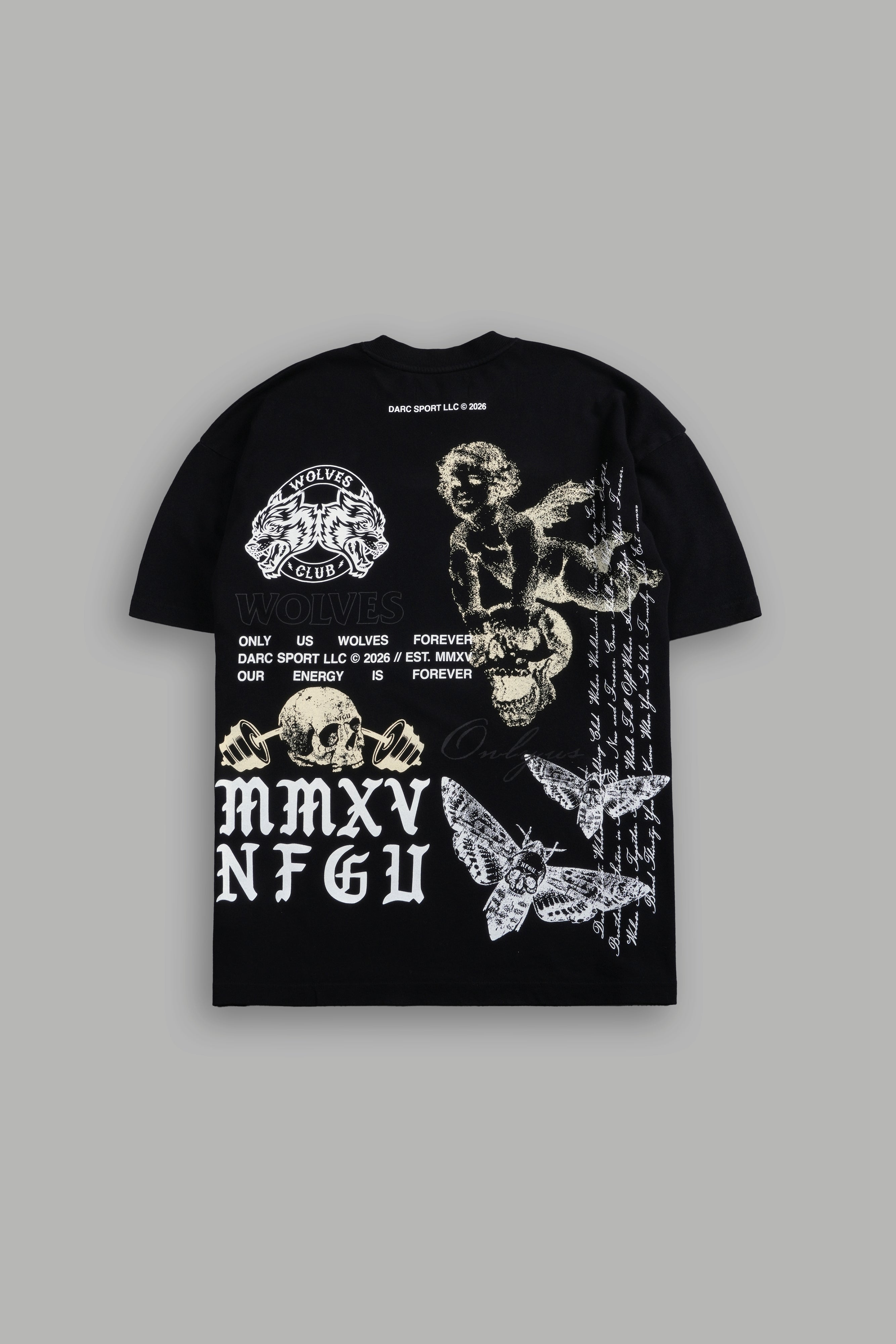 Hollow Virtue "Premium" Oversized Tee in Black — imagem 1