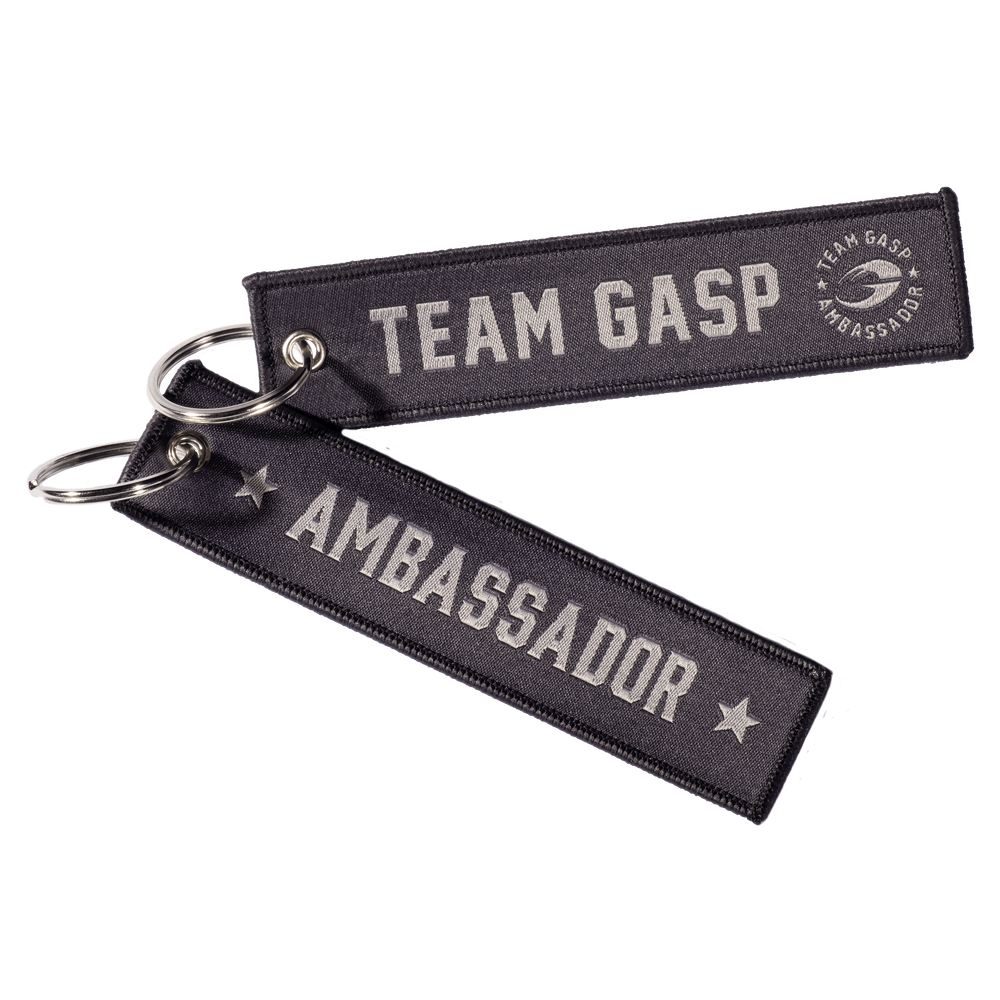 GASP Ambassador Keyring - Black/Grey - imagem 2