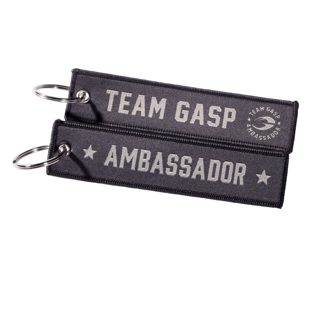 GASP Ambassador Keyring - Black/Grey - imagem 3