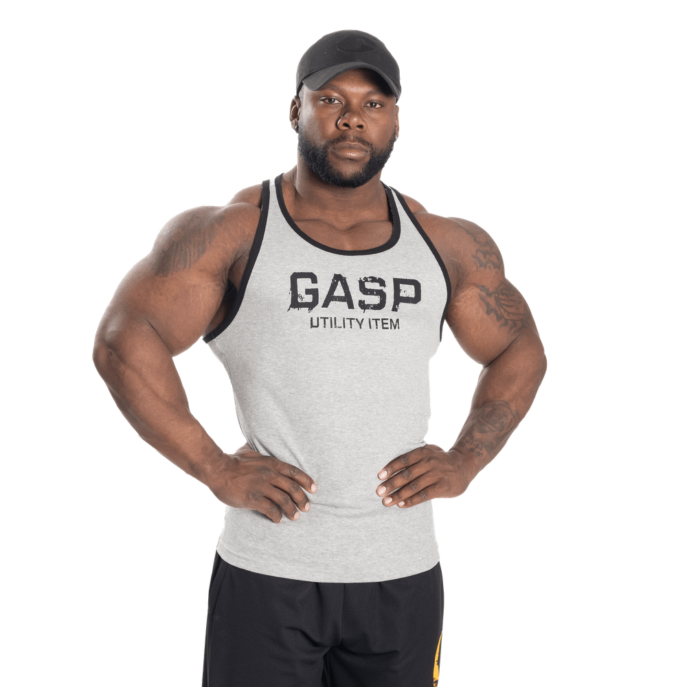 Ribbed T-back - Grey Melange - imagem 4