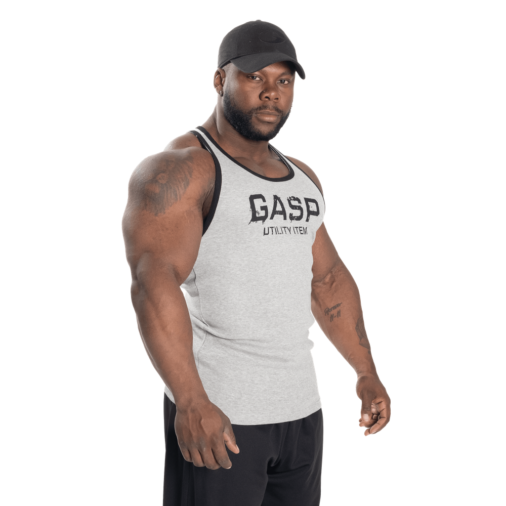 Ribbed T-back - Grey Melange - imagem 3