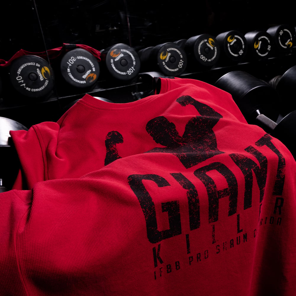 Giant Killer Iron Thermal Tee - Chili Red - imagem 6