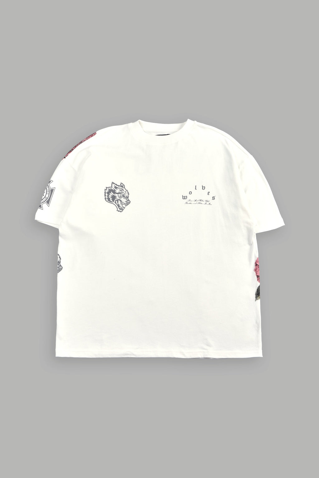 Darc Corazon Premium Oversized Tee In Cream